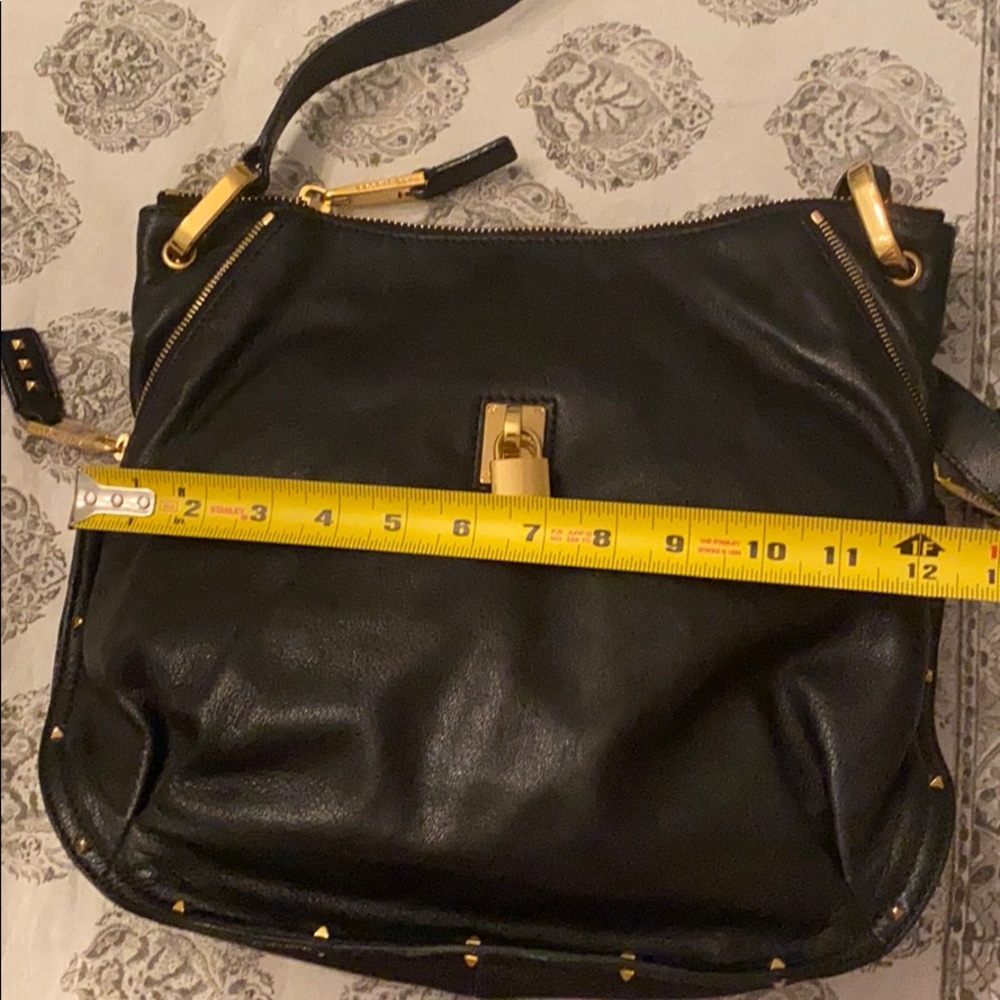 Marc Jacobs black leather crossbody w/studs - Picture 13 of 14